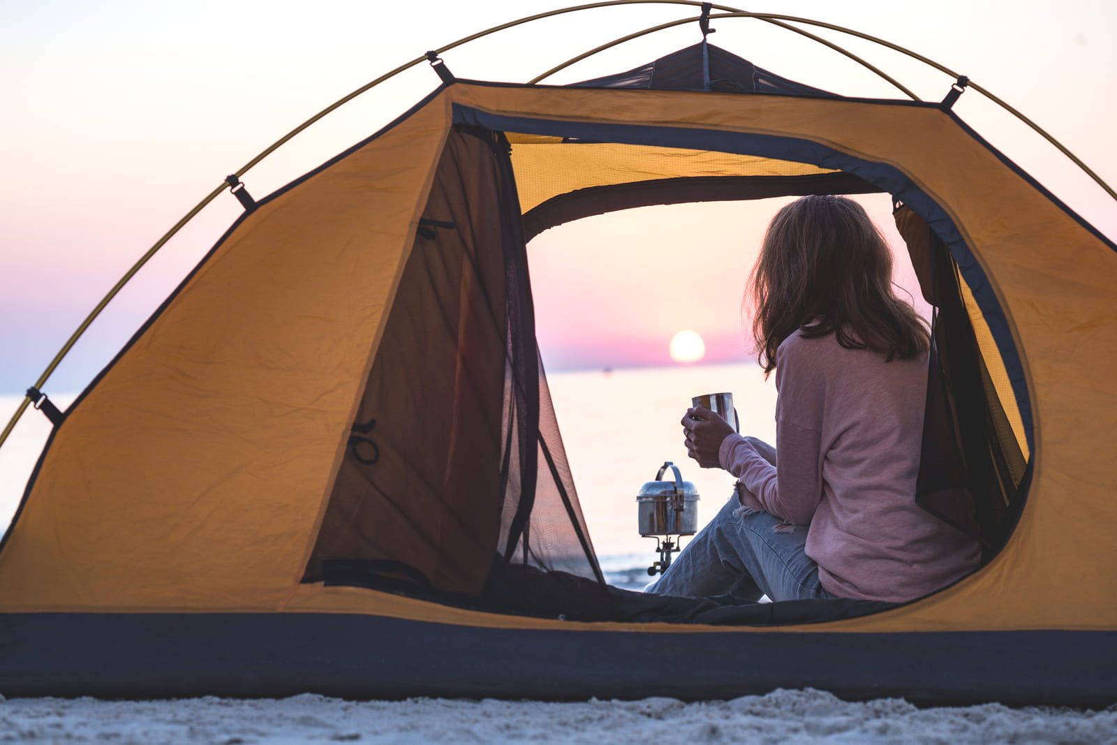 beach camping florida