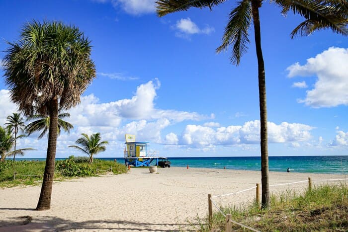 hollywood beach east coast florida