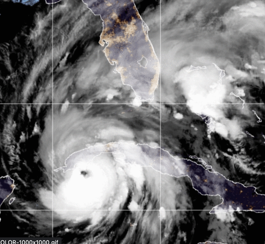 Hurricane Ian now a major Category 3 storm